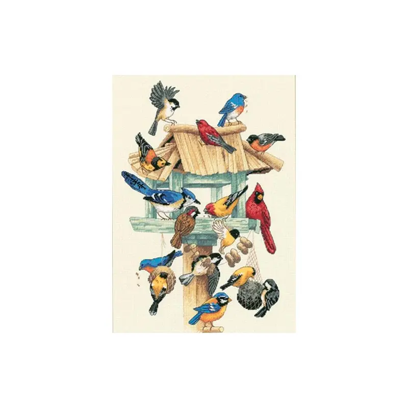 Dimensions: Feasting Frenzy 10"x14" Counted Cross Stitch Kit