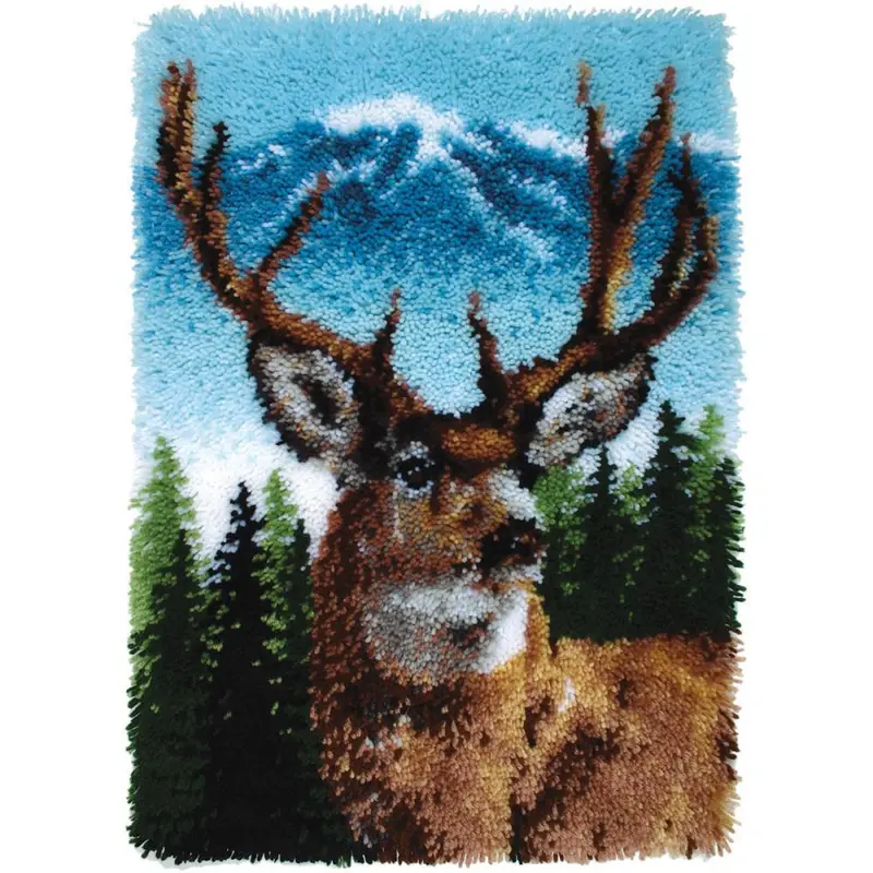 Wonderart Classic Latch Hook Kit 20"X30" Deer