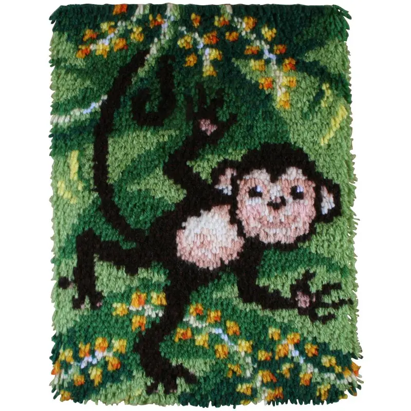 Wonderart Latch Hook Kit 15"X20" Swingin