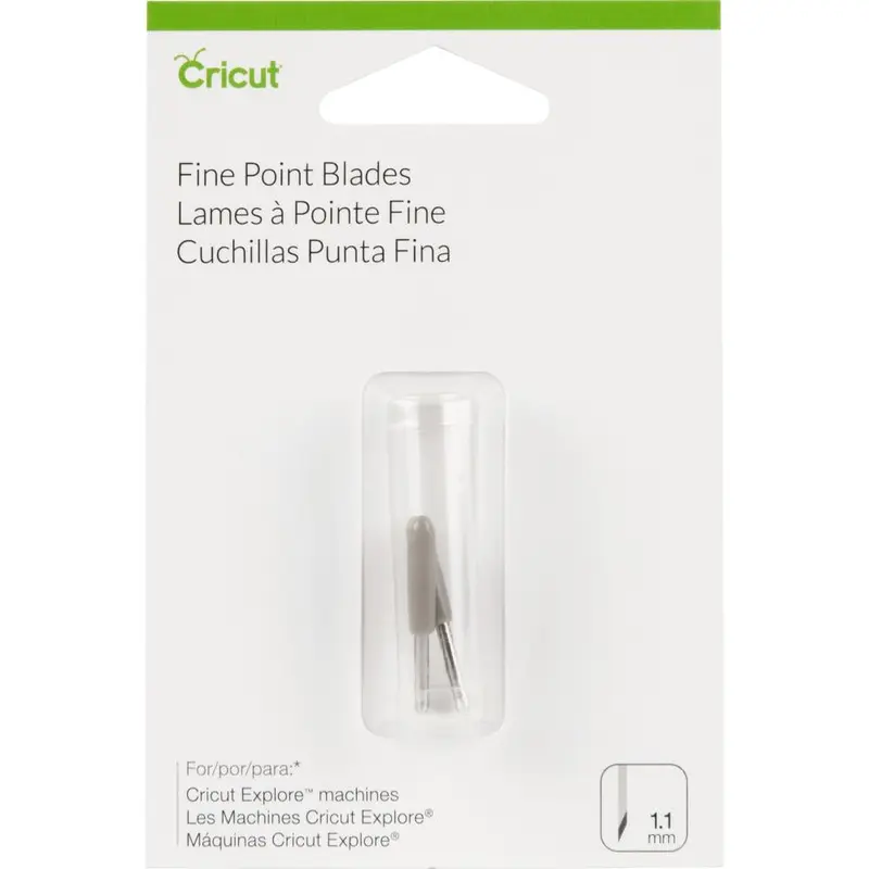 Cricut Replacement Fine Point Blades 2/Pkg