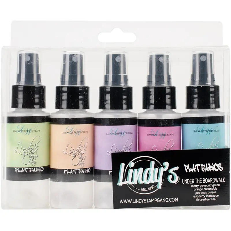 Lindy's Stamp Gang Flat Fabios 2oz 5/Pkg Under the Boardwalk