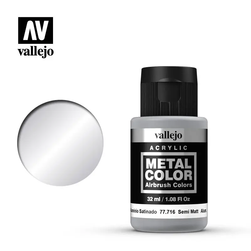 Vallejo 77.716 Semi Matt Aluminium