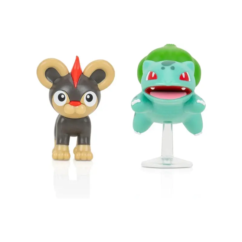 POKEMON BATTLE FIGURE - Litleo & Bulbasaur