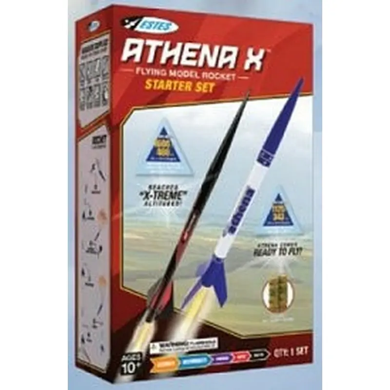 Estes Athena X Flying Model Rocket Starter Set 5304