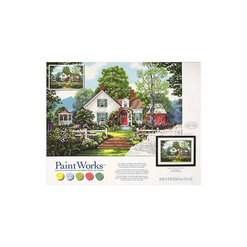 Summer Cottage, Paint by Number_73-91804