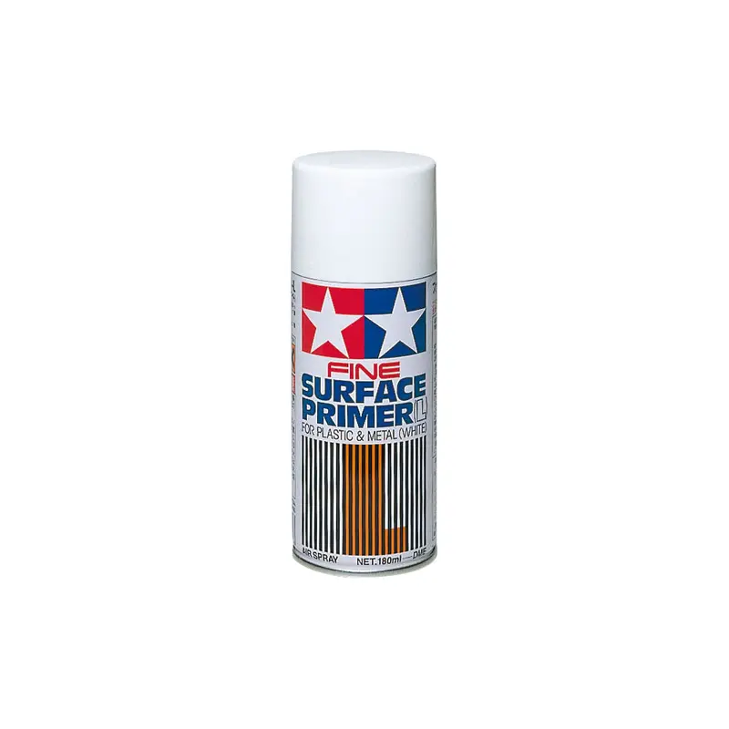 Tamiya Color Spray 87044 FINE SURFACE PRIMER White 180Ml Spray Can