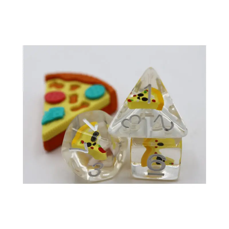 Pizza RPG Dice Set