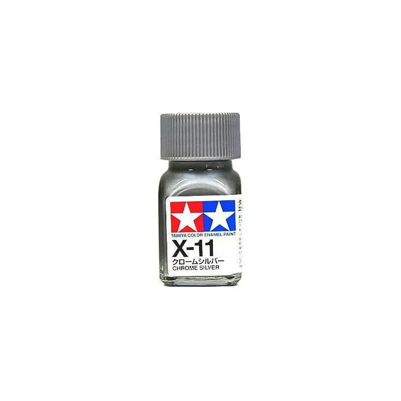 Tamiya Enamel Paints X11 X-11 80011 Chrome Silver