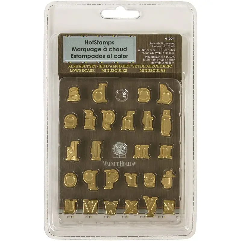 Walnut Hollow HotStamps Lower Alphabet