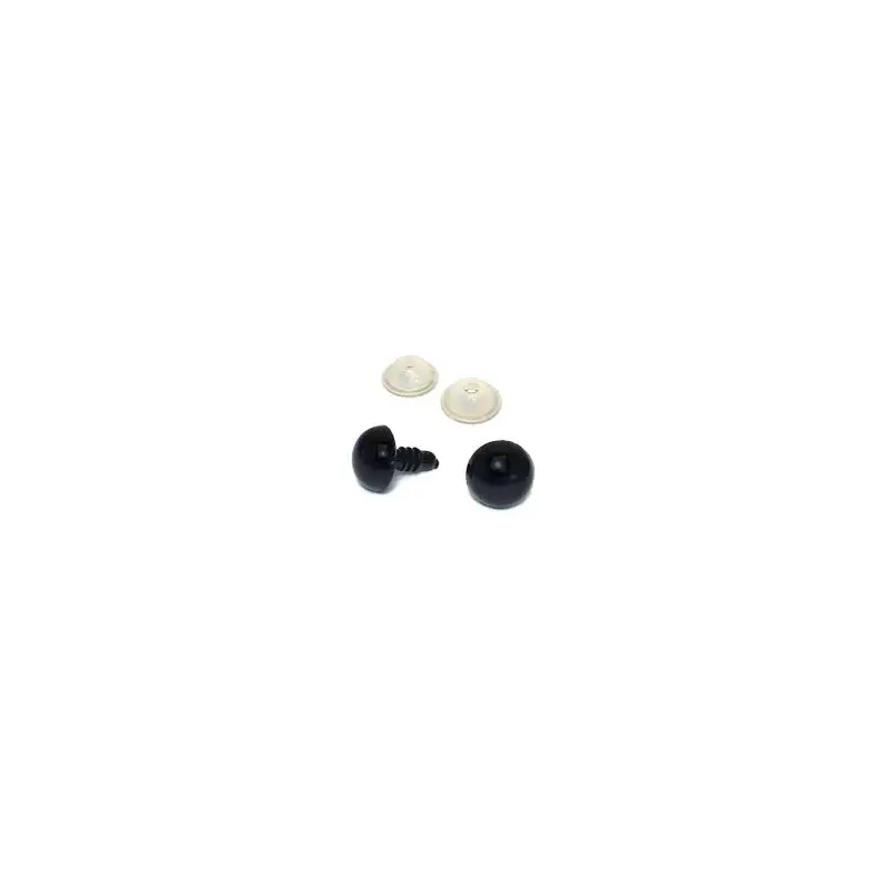 Eyes - 18mm Black - 1 Pair