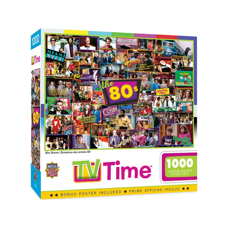 TV TIME - 80S SHOWS 1000 PIECE PUZZLE