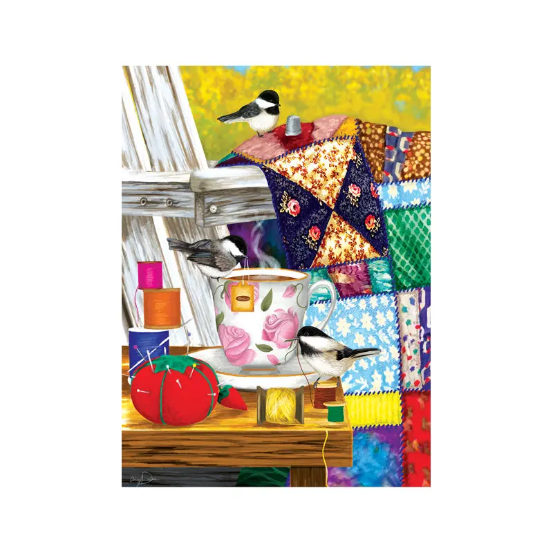 Afternoon Quilt Mending 500 Pc Puzzle