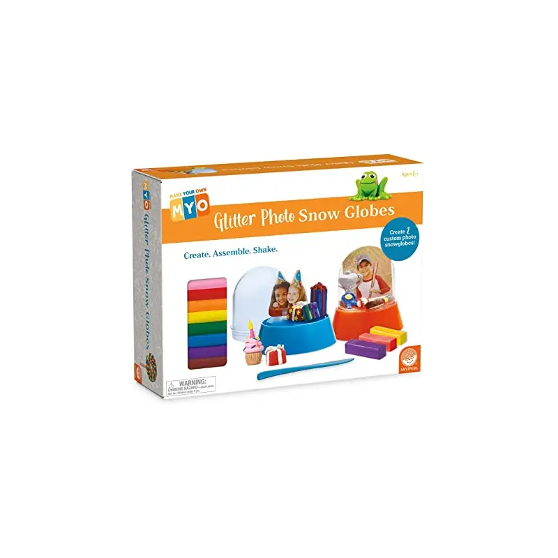 Make Your Own Glitter Photo Snow Globe