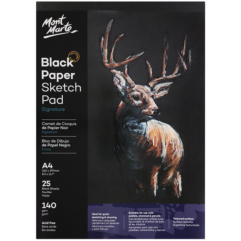 MONT MARTE Bulk Paper Sketch Pad 140g A4 - 25 sheets