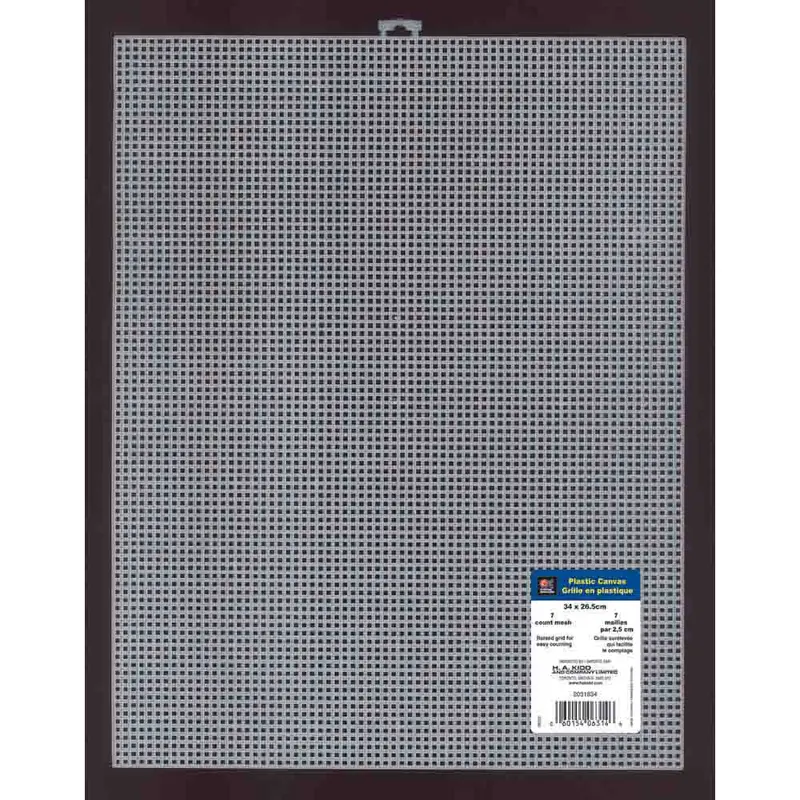 CRAFTING ESSENTIALS Plastic Canvas 7 count - 34cm x 26.5cm (13" x 10")