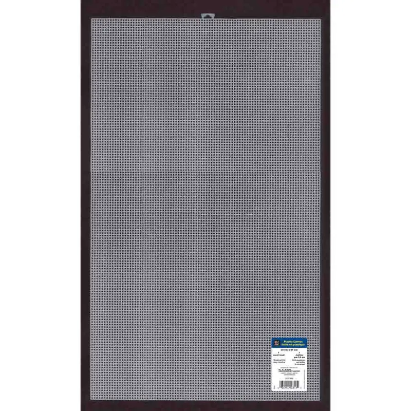 CRAFTING ESSENTIALS Plastic Canvas 7 count - 34cm x 57cm (13" x 22")