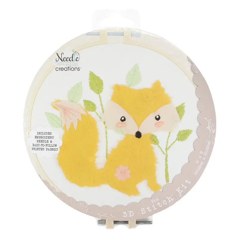 NEEDLE LICIOUS 20.3cm (8") 3D Stitch Kit - Fox