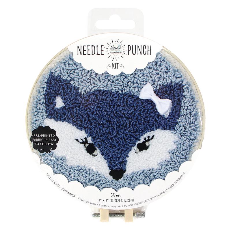 NEEDLE LICIOUS Needle Punch Kit 15.2 x 15.2 cm (6" x 6") - Fox