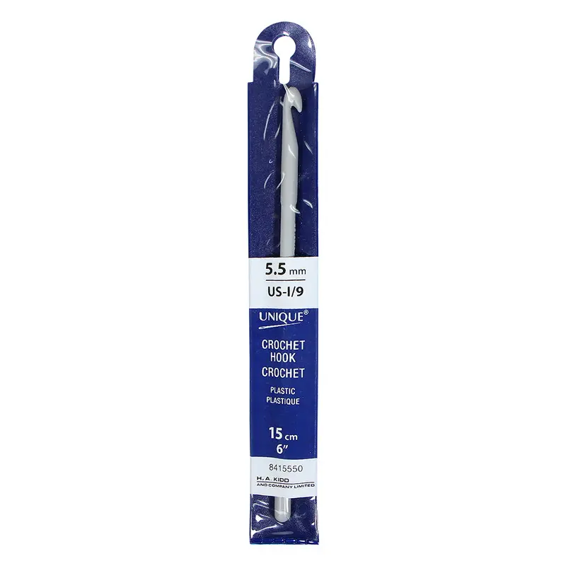 UNIQUE CROCHET Crochet Hooks 15cm (6) Plastic - 5.5mm/US I-9