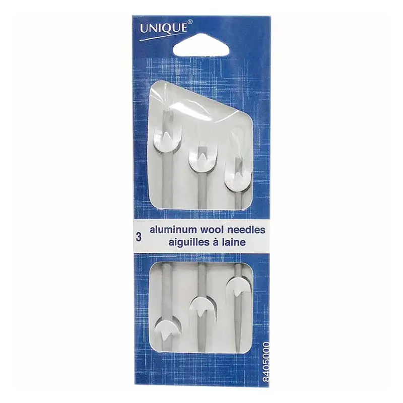 UNIQUE KNITTING Wool Needles - Aluminum - 3 pcs.