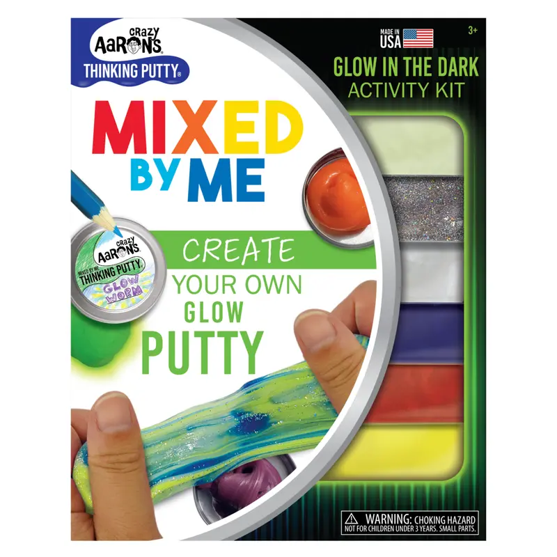 Mixed by Me Thinking Putty Kit - Glow in the Dark Putty