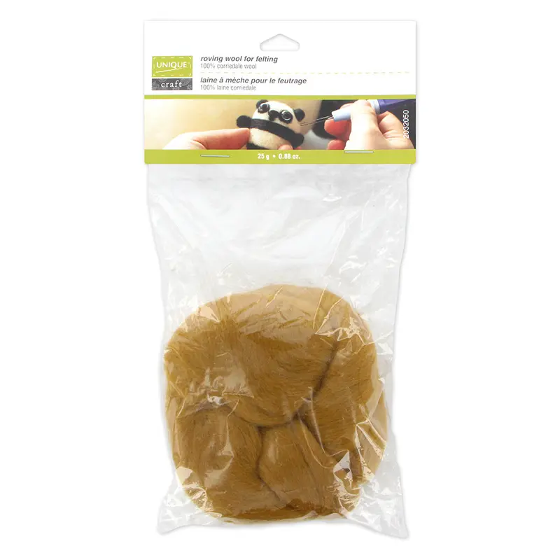 UNIQUE CRAFT Roving Wool - 25g