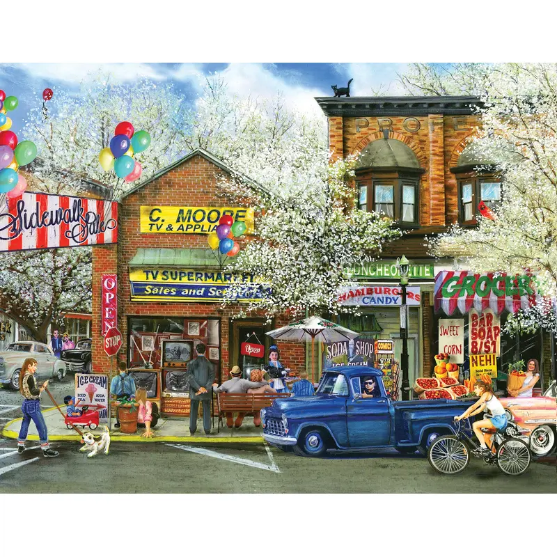 Afternoon on Main Street 1000pc Puzzle
