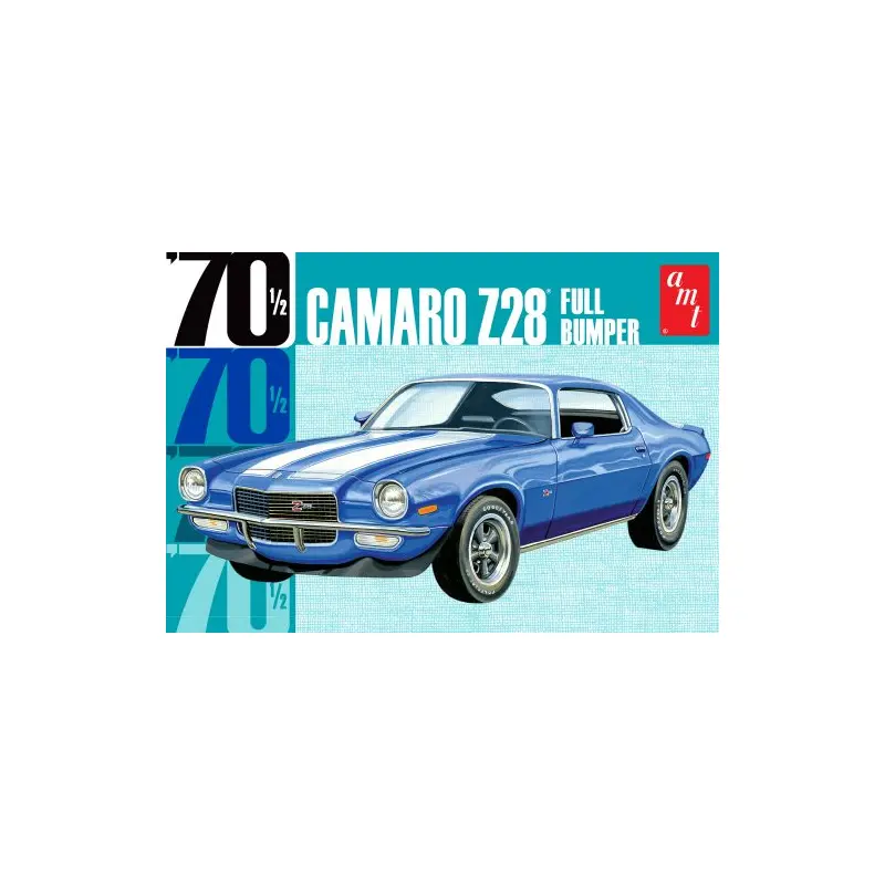 AMT 1970 CAMARO Z28 "FULL BUMPER" 1:25 SCALE MODEL KIT