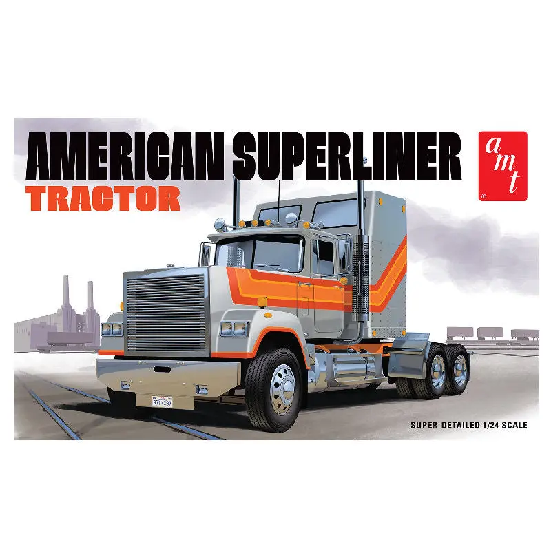 AMT AMERICAN SUPERLINER SEMI TRACTOR 1:24 SCALE MODEL KIT