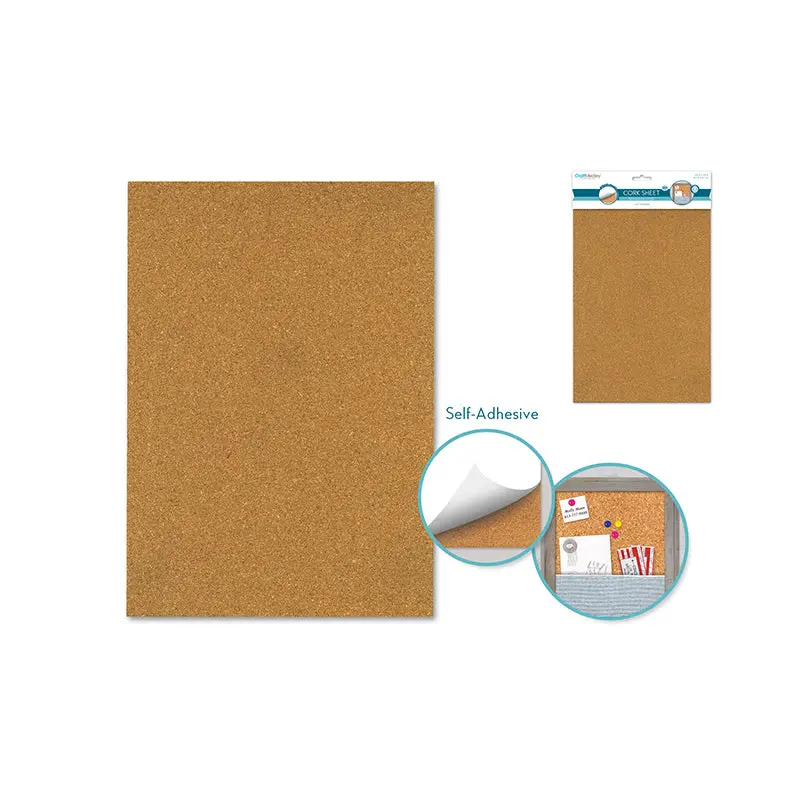 Craft Medley: 7.87"x11.81" Self-Adhesive Cork Sheet DIY 2mm Thick
