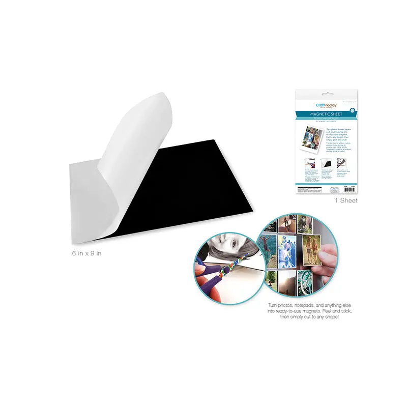 Magnetic Sheet: 6"x9" Self-Adhesive Photo Magnet Sheet