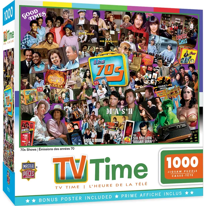 TV TIME - 70S SHOWS 1000 PIECE PUZZLE