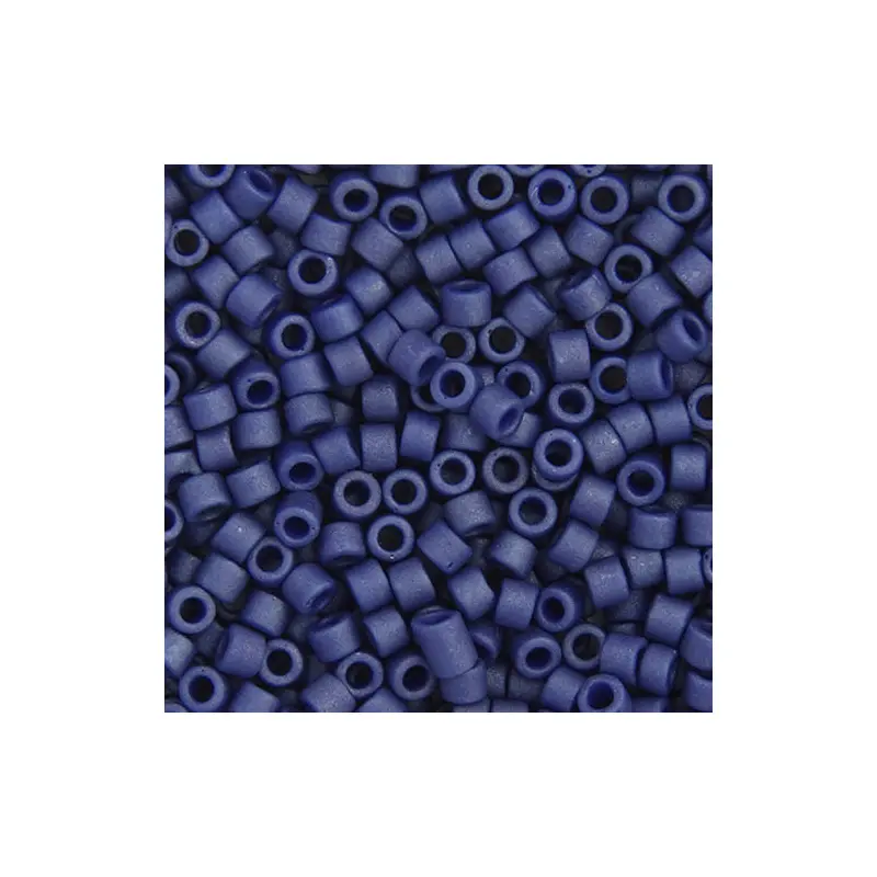 Delica 11/0 RD Dark Grey Blue Metallic Matte