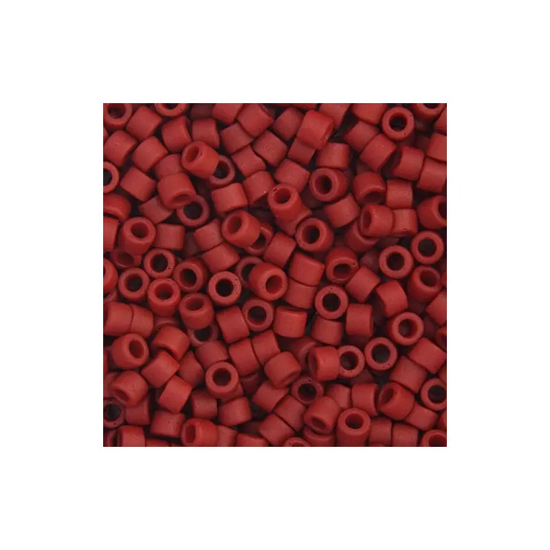 Delica 11/0 RD Dark Red Maroon Metallic Matte Luster