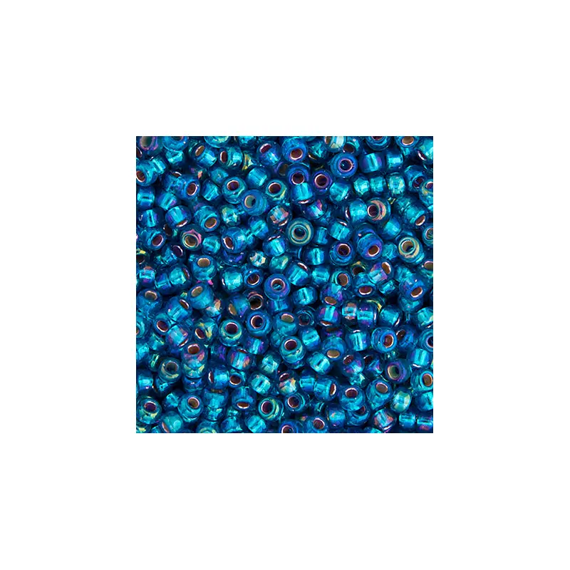 Miyuki Seed Bead 11/0 apx.22g Capri Blue Silver Lined AB