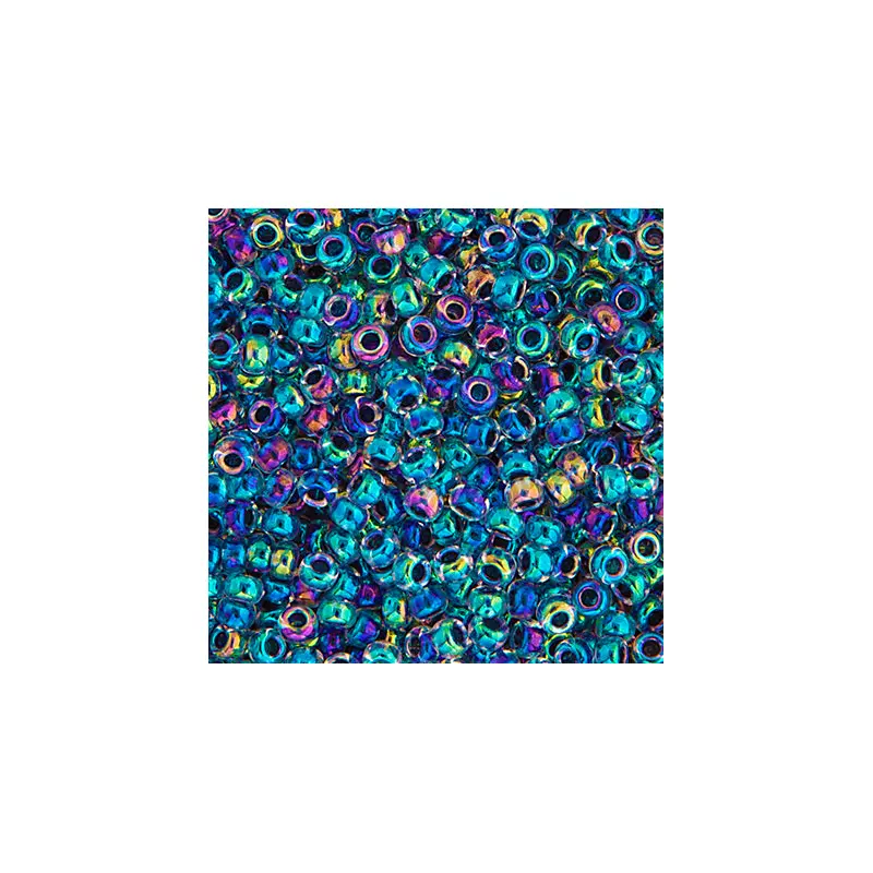 Miyuki Seed Bead 11/0 apx.22g Dark Blue AB Lined-Dyed