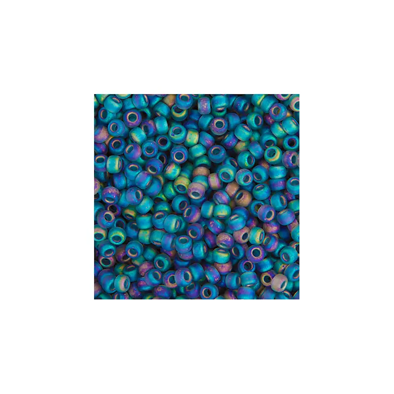 Miyuki Seed Bead 11/0 apx.22g Grey Transparent AB Matte