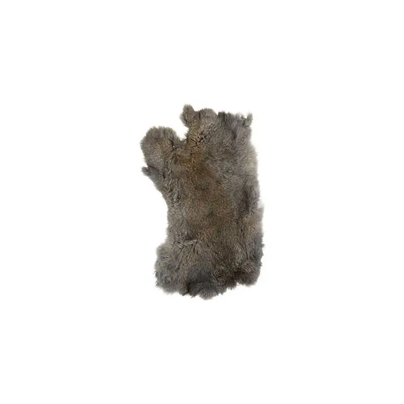Rabbit Fur Skin - Grey apx 15x15in