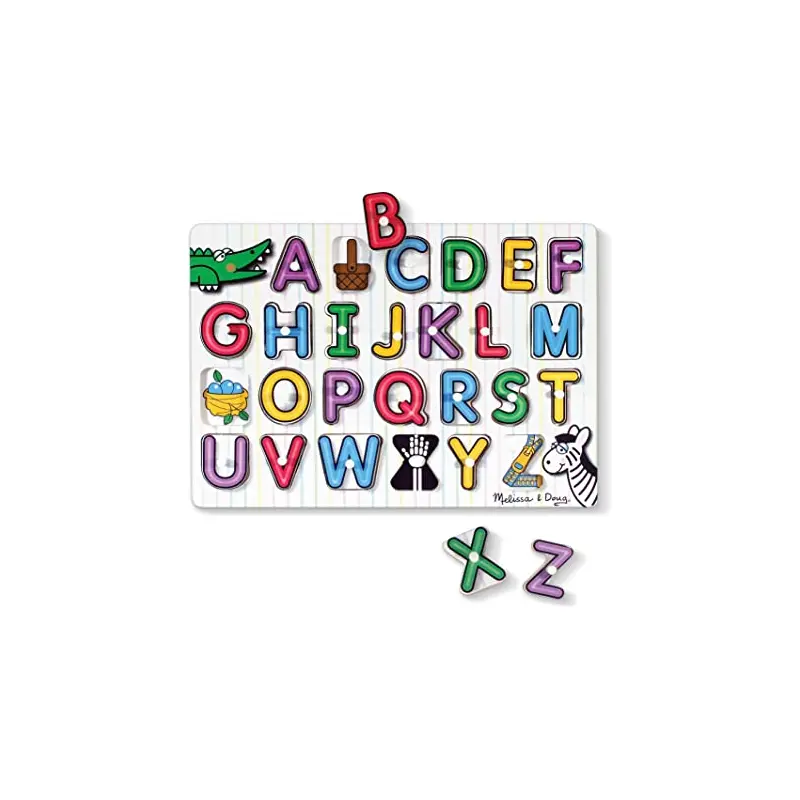 See-Inside Alphabet Peg Puzzle - 26 pieces
