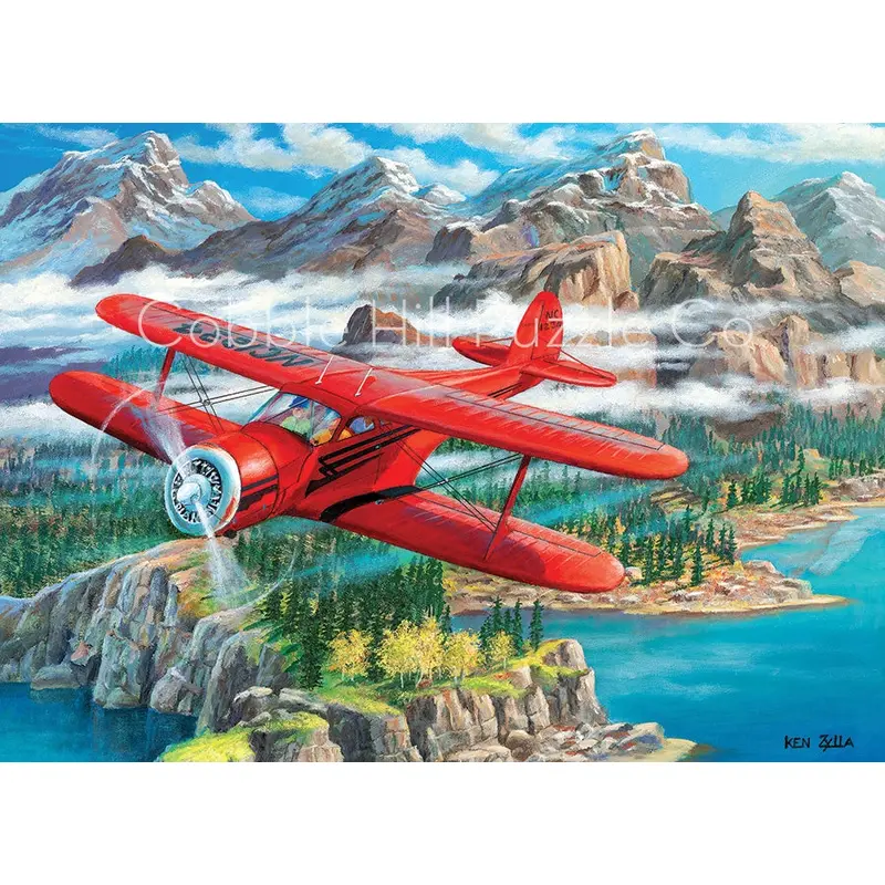500pc Puzzle Cobble Hill Beechcraft Staggerwing