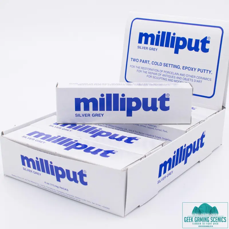 Milliput Silver Grey 4 oz