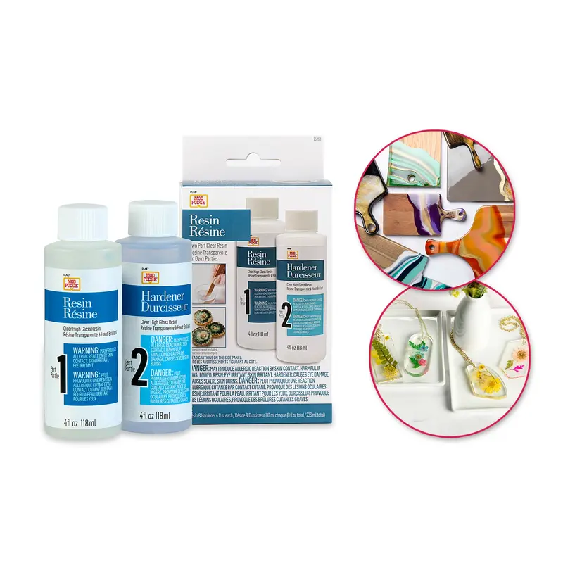 Mod Podge: Clear High Gloss 8oz Resin Kit Two-Part 25263