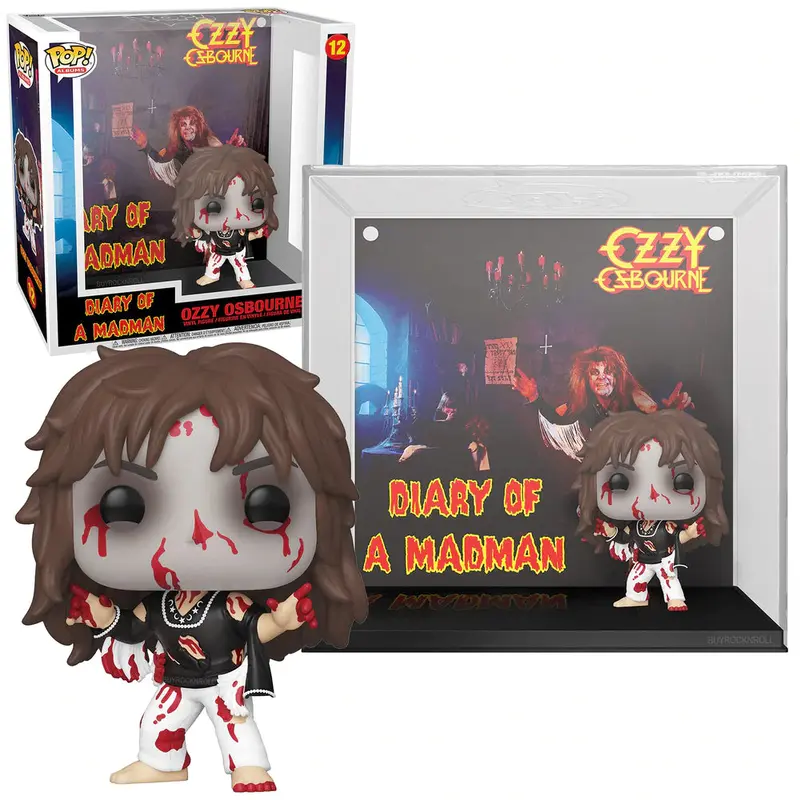 Funko Pop! Ozzy Osbourne Collectible Funko Pop Albums Diary of a Madman Ozzy #12