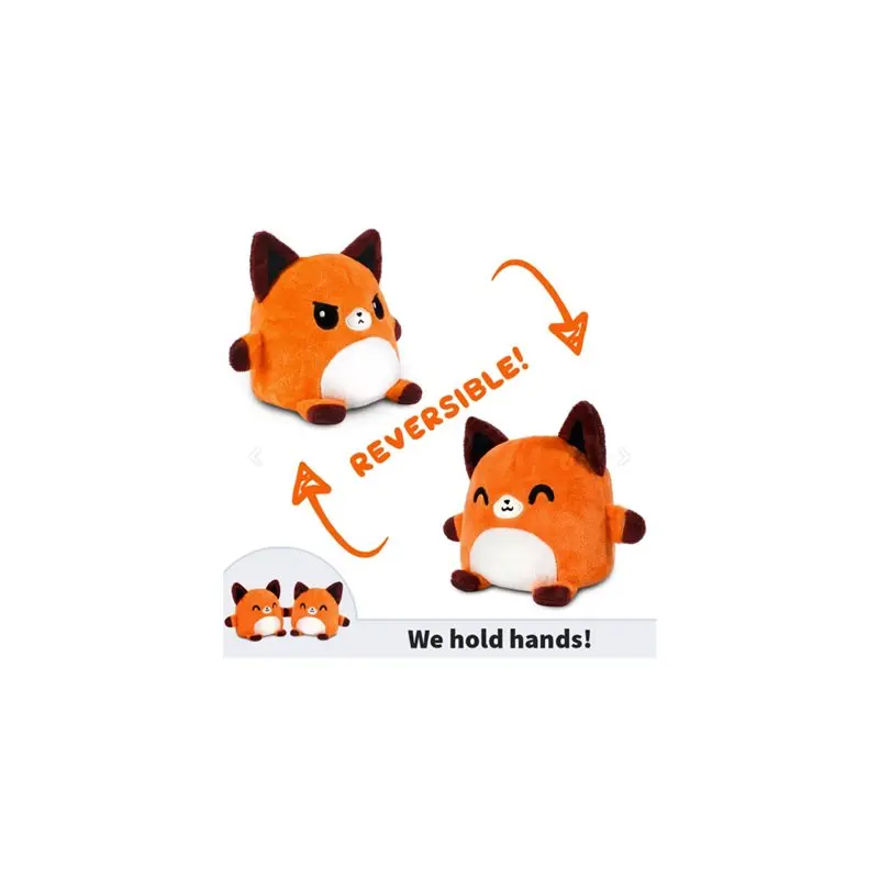 Plushmates: Reversible Fox (Happy Orange+Angry Orange)