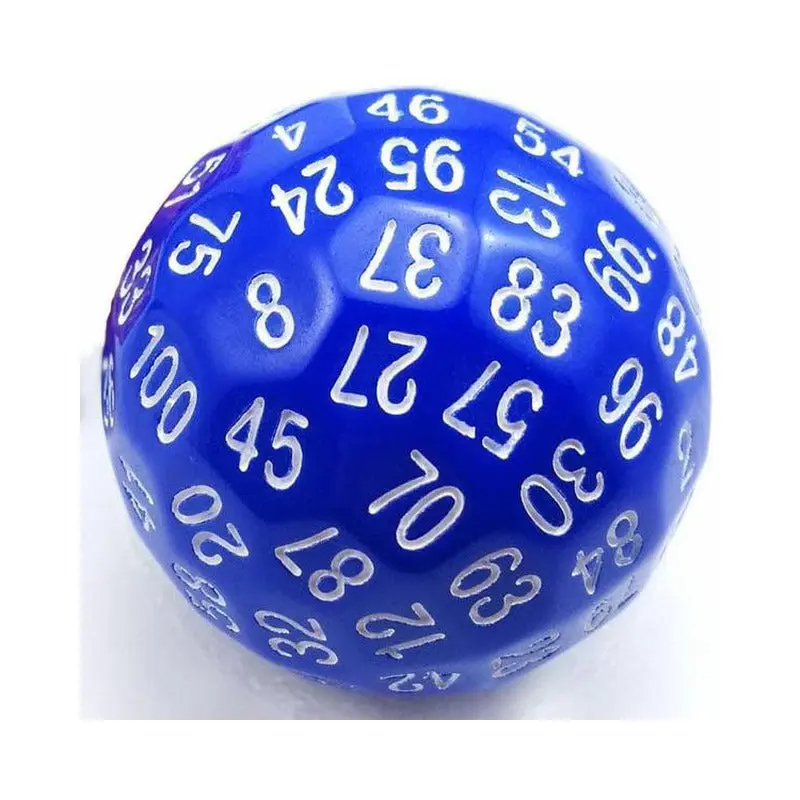 100 Sided Die - Blue D100