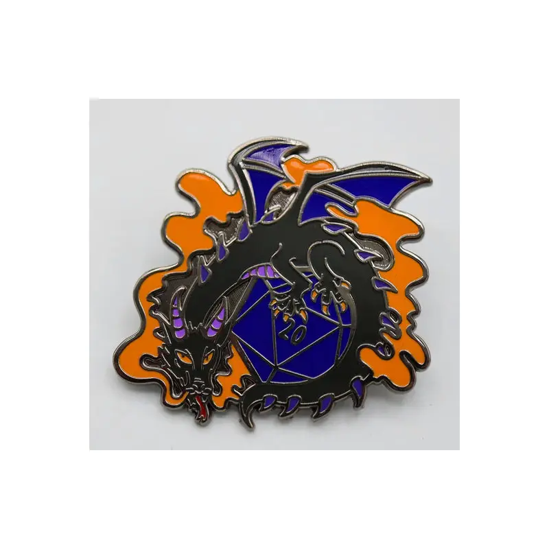 DICE DRAGONS PIN: SMOKE