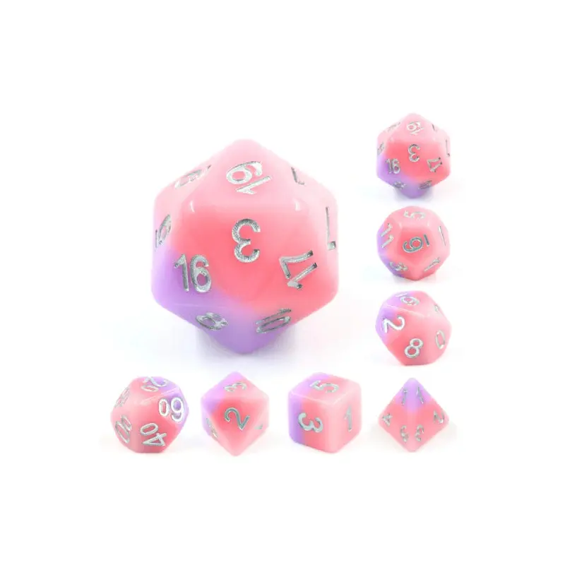 SLUMBER ROSE RPG DICE SET