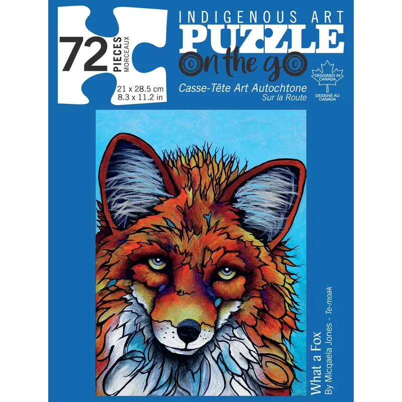 WHAT A FOX 72 PIECE PUZZLE