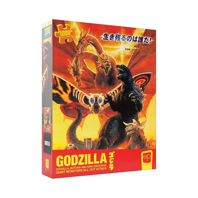 Godzilla Godzilla, Mothra and King Ghidorah: Giant Monsters All-Out Attack 1000 Piece Puzzle