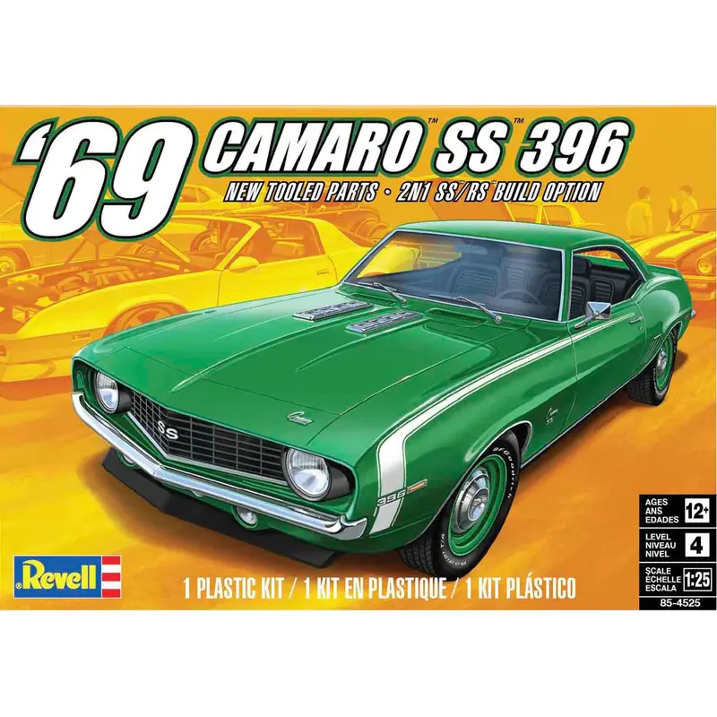 Revell 1/25 Chevrolet Camaro SS 396 1969 85-4525